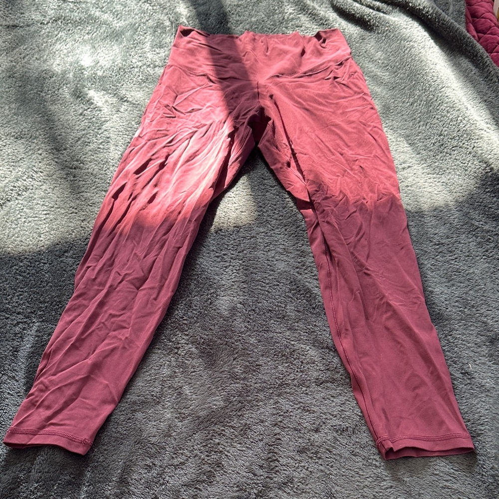 Maroon Leggings